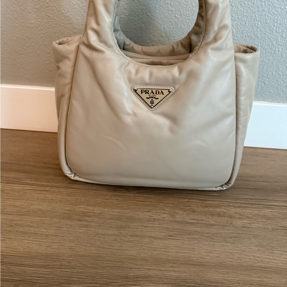 Prada Beige Women's Tote Bag - Picture 3 of 8